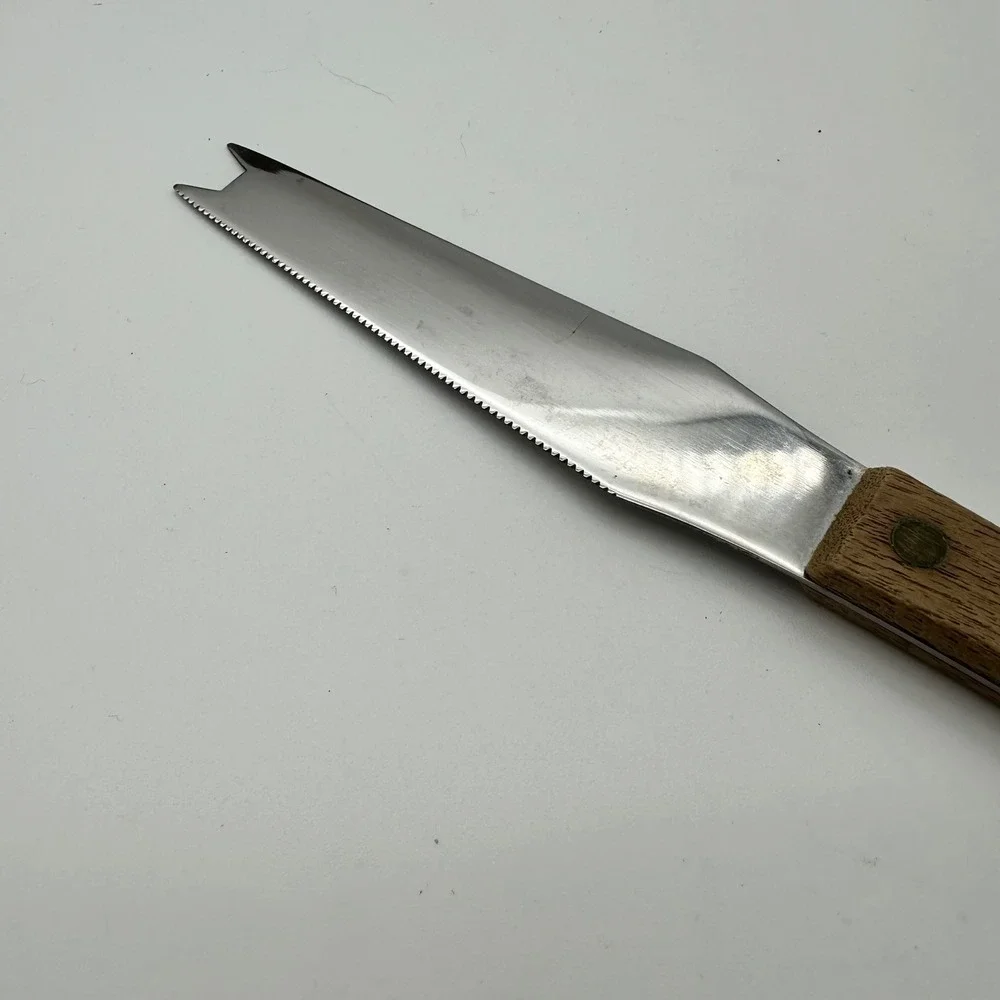 Dolphin Tomato Knife Stainless Steel Japan Wooden Handle